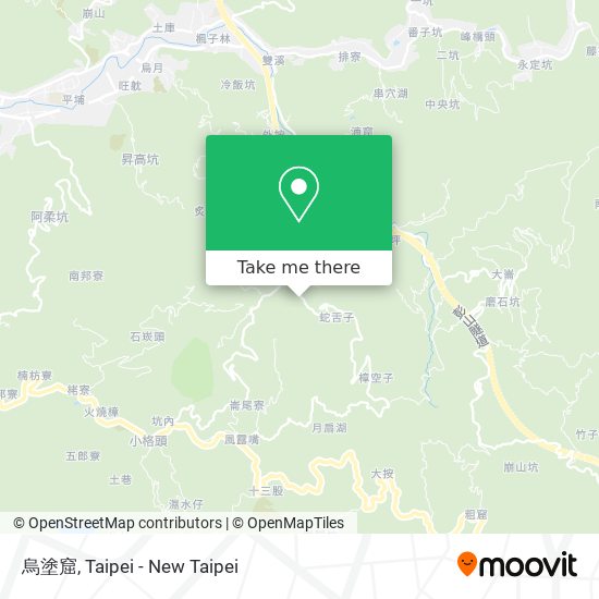 烏塗窟地圖