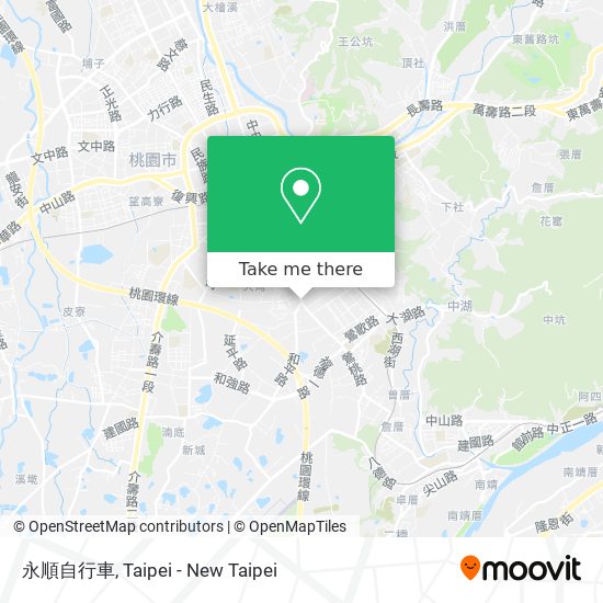 永順自行車 map