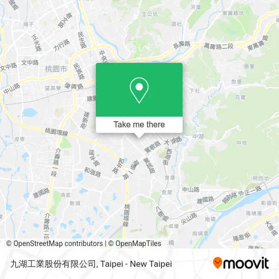 九湖工業股份有限公司地圖