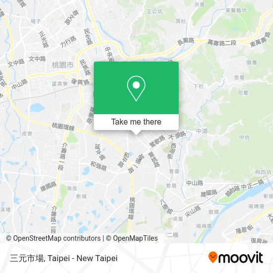三元市場 map