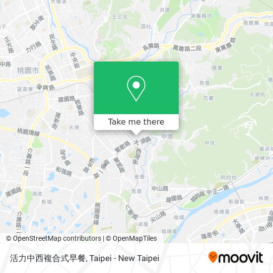 活力中西複合式早餐 map