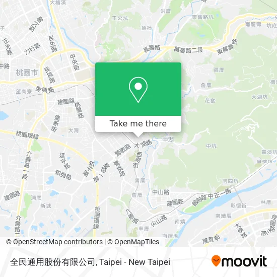全民通用股份有限公司 map