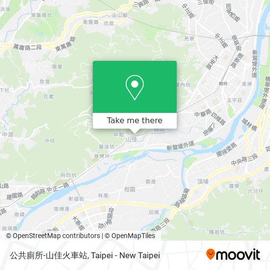 公共廁所-山佳火車站 map