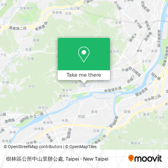 樹林區公所中山里辦公處地圖