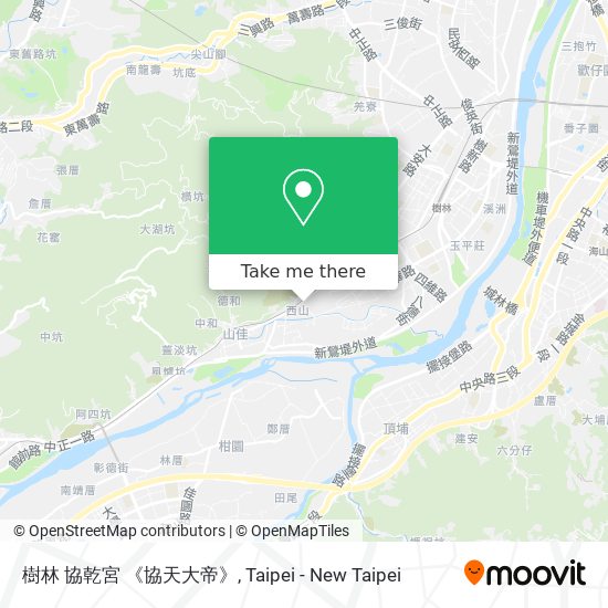 樹林 協乾宮 《協天大帝》地圖