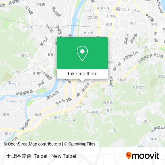 土城區農會地圖