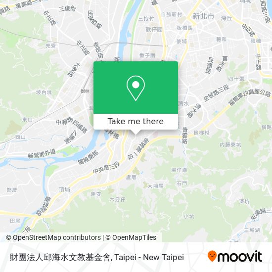 財團法人邱海水文教基金會地圖