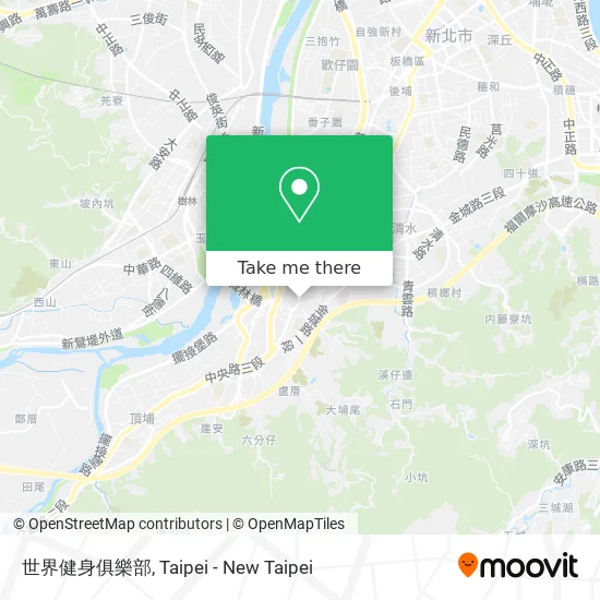 世界健身俱樂部地圖