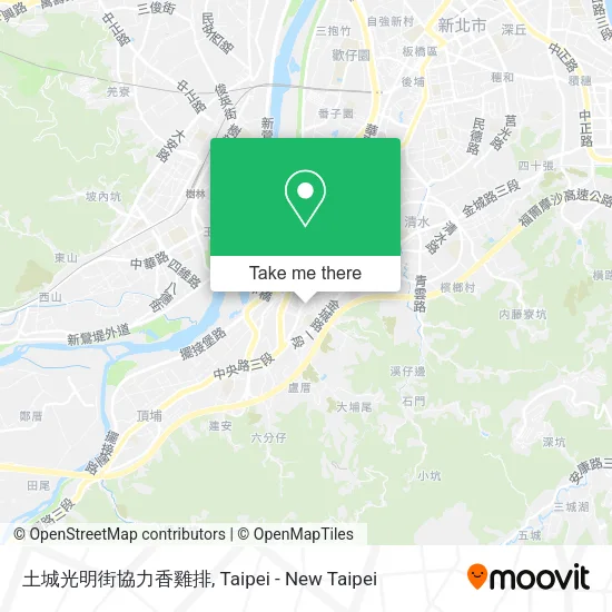 土城光明街協力香雞排地圖