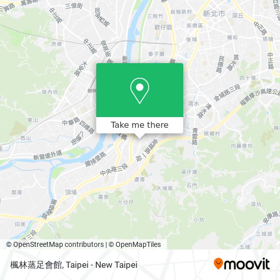 楓林蒸足會館 map