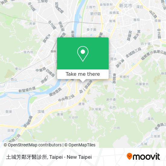 土城芳鄰牙醫診所地圖