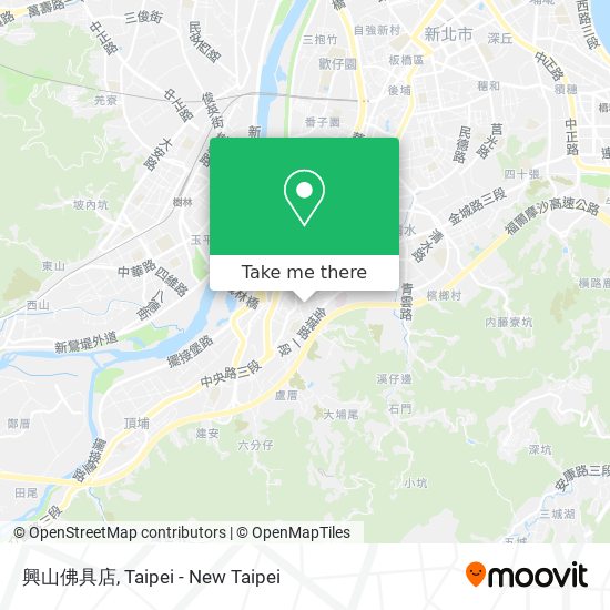 興山佛具店地圖