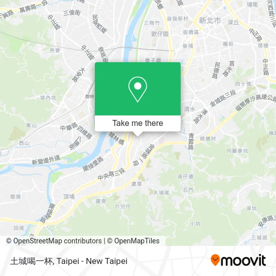 土城喝一杯 map