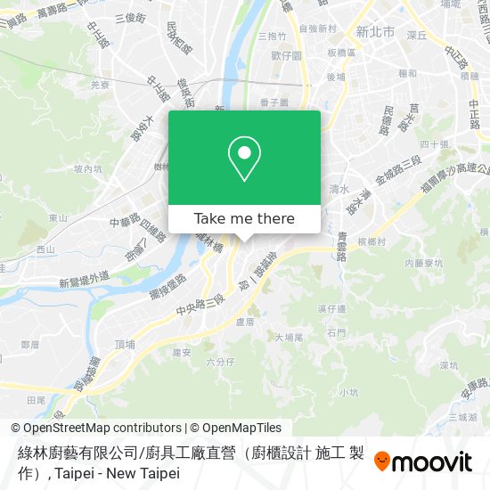 綠林廚藝有限公司/廚具工廠直營（廚櫃設計 施工 製作）地圖