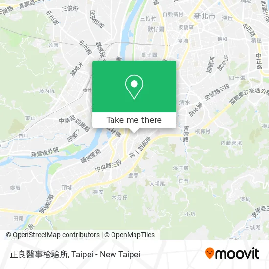 正良醫事檢驗所地圖