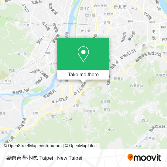饗饌台灣小吃 map
