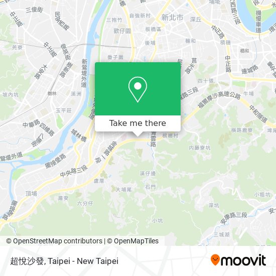 超悅沙發地圖