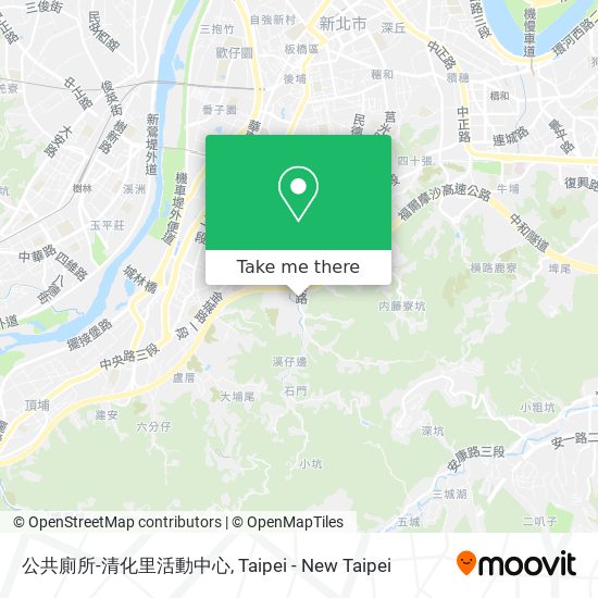 公共廁所-清化里活動中心地圖