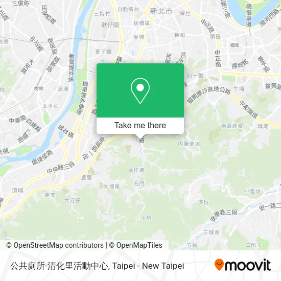 公共廁所-清化里活動中心 map