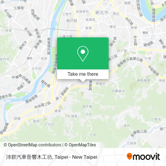 沛群汽車音響木工坊地圖