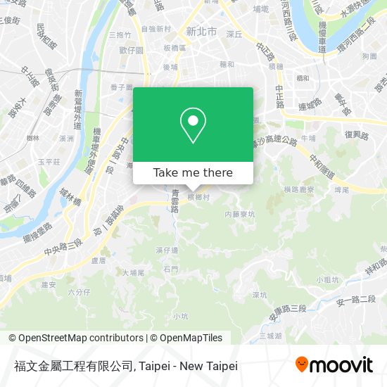 福文金屬工程有限公司地圖