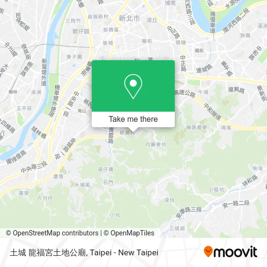 土城 龍福宮土地公廟地圖