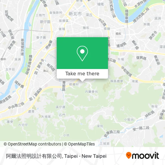 阿爾法照明設計有限公司 map