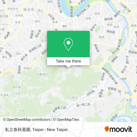 私立春秋墓園 map