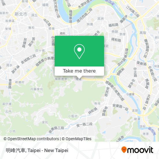 明峰汽車 map