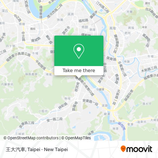 王大汽車 map