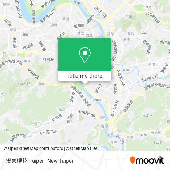 湯泉櫻花地圖