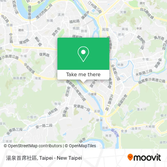 湯泉首席社區地圖