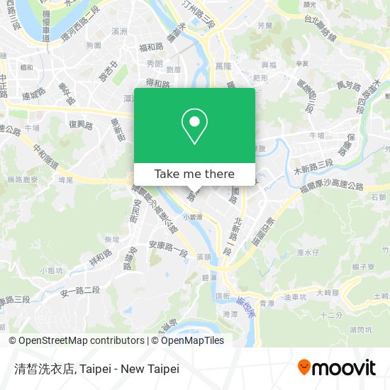 清皙洗衣店地圖