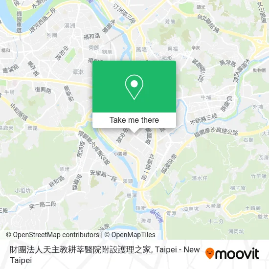 財團法人天主教耕莘醫院附設護理之家地圖