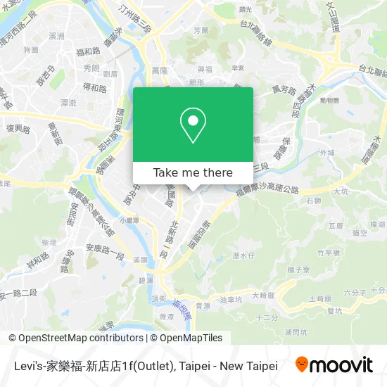 Levi's-家樂福-新店店1f(Outlet) map