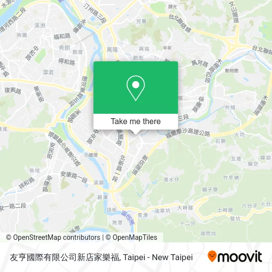 友亨國際有限公司新店家樂福地圖
