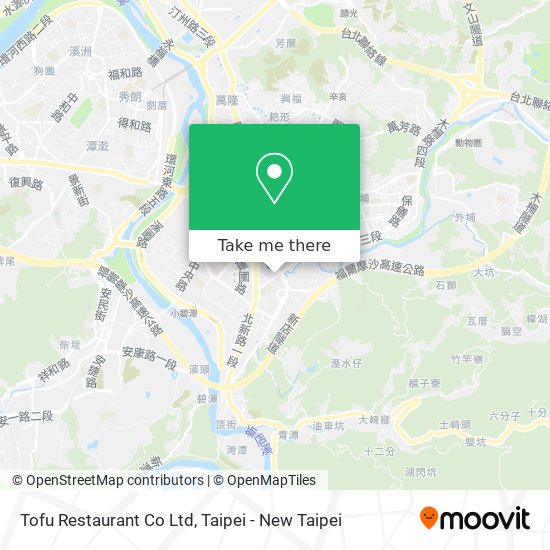 Tofu Restaurant Co Ltd map