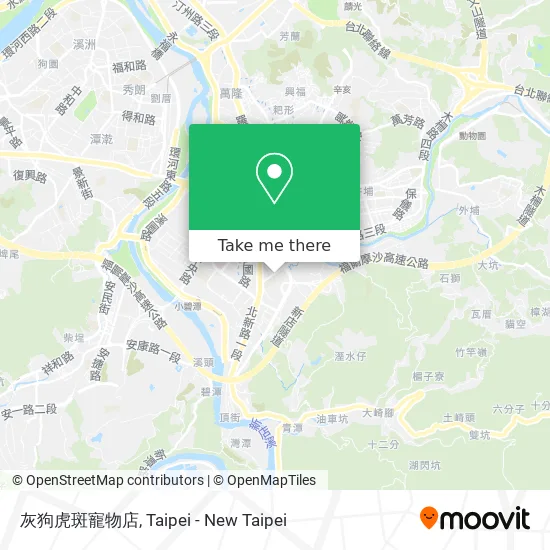灰狗虎斑寵物店 map