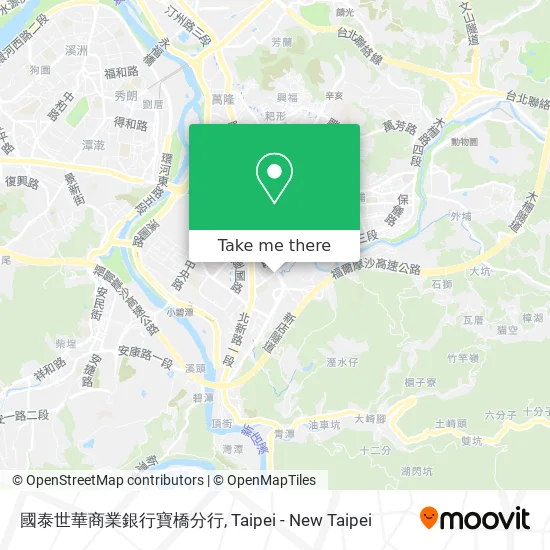 國泰世華商業銀行寶橋分行 map