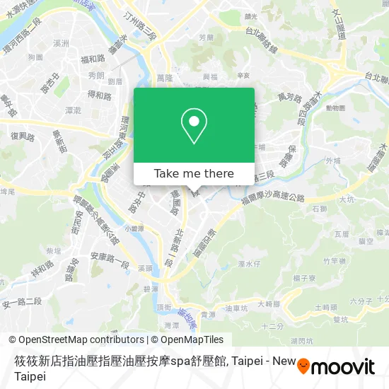 筱筱新店指油壓指壓油壓按摩spa舒壓館 map