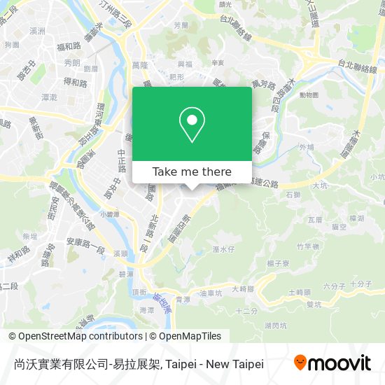 尚沃實業有限公司-易拉展架 map