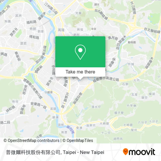 普微爾科技股份有限公司地圖