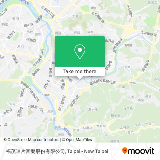 福茂唱片音樂股份有限公司 map
