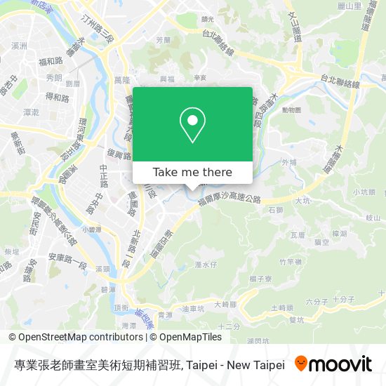 專業張老師畫室美術短期補習班 map