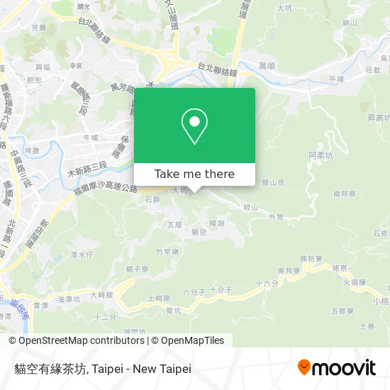 貓空有緣茶坊 map