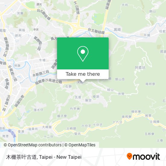 木栅茶叶古道 map