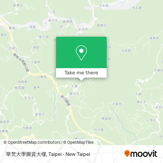 華梵大學圖資大樓地圖
