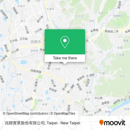 兆聯實業股份有限公司地圖