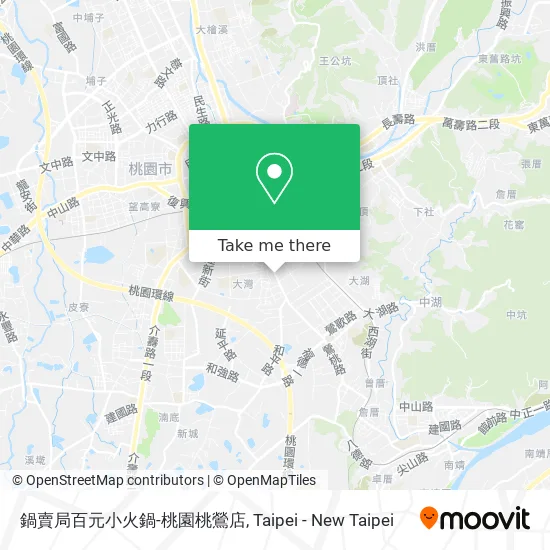 鍋賣局百元小火鍋-桃園桃鶯店 map