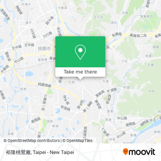 裕隆桃鶯廠 map